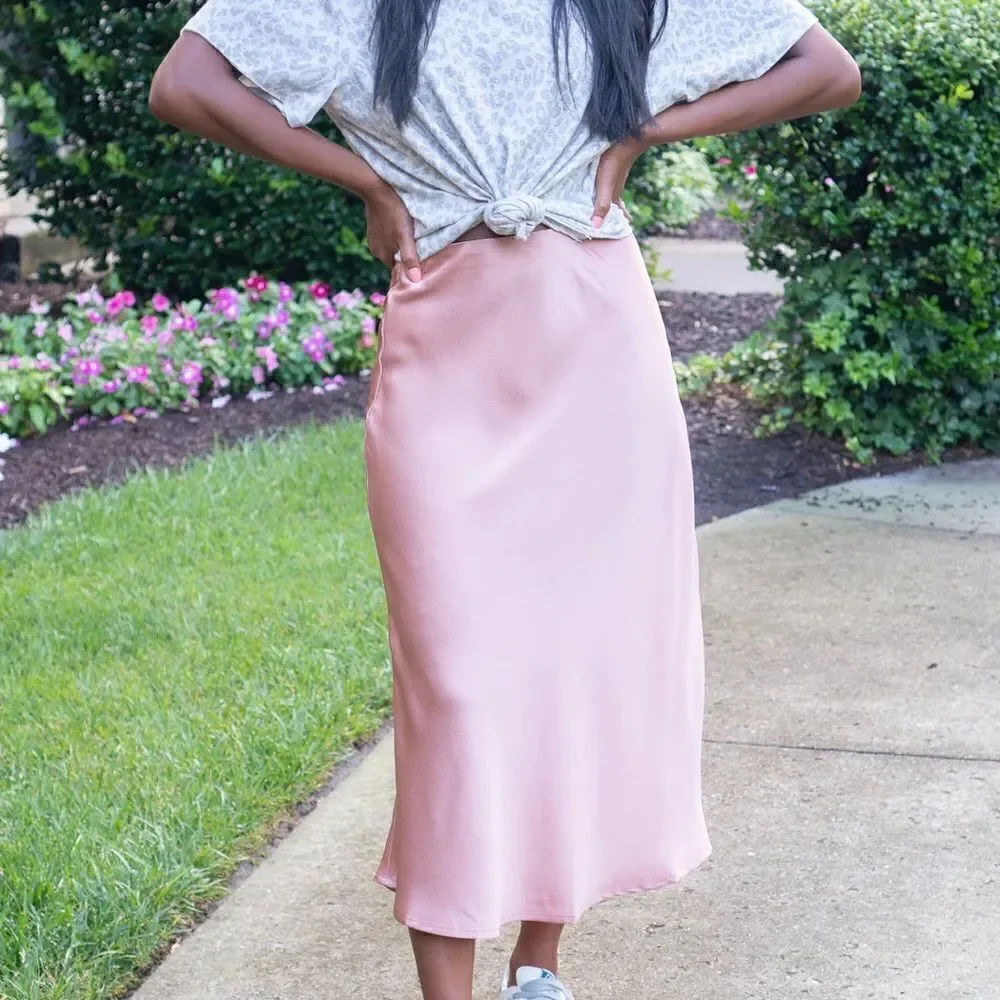 American Eagle Synthetic Ae Silky Midi - Picture 1 of 4